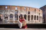 Anniversario matrimonio sposi Colosseo