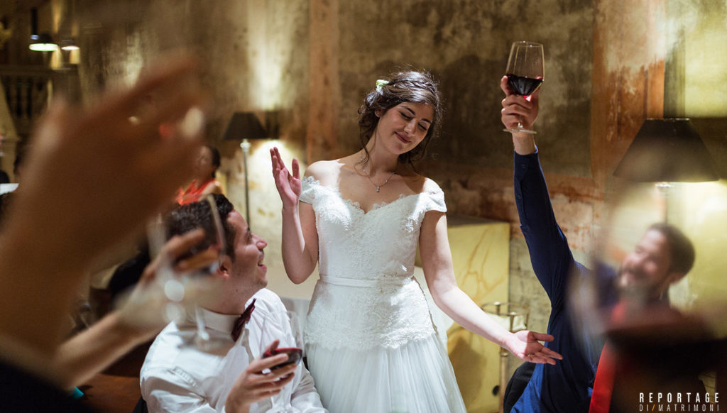 brindisi festeggiamento nozze