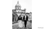 Passeggiata sposi Roma Centro prima della Terrazza Borromini