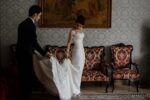 sposa e fratello matrimonio villa pocci