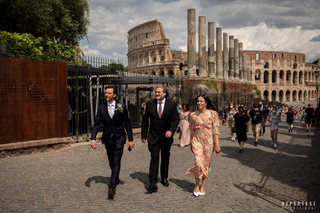 Vista matrimonio San Bonaventura al Palatino