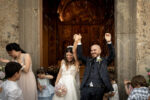 Uscita sposi matrimonio Madonna del Riposo Bracciano