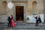 Attesa sposa invitati matrimonio Santa Maria del Riposo