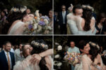abbracci fine cerimonia matrimonio in Sabina